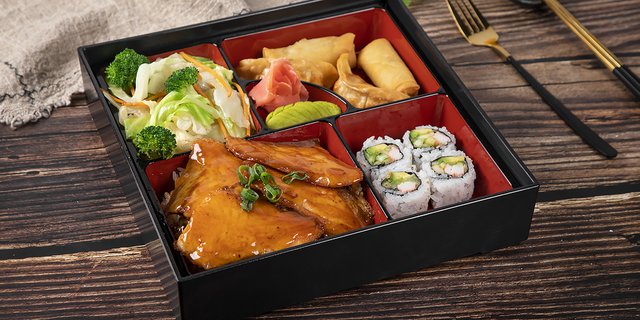 Salmon Bento Box