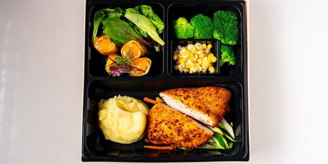 Parmesan Crusted Chicken Bento