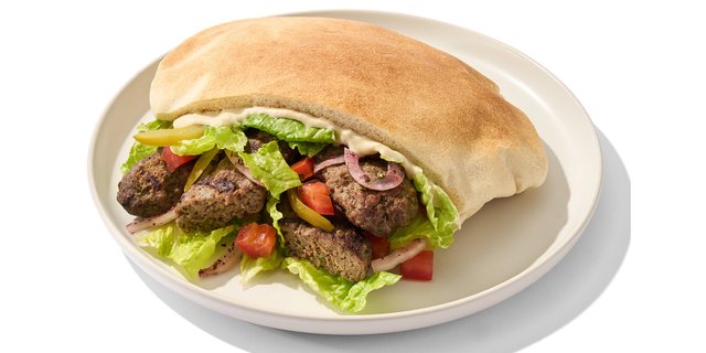 Beef Kufta Sandwich Pita