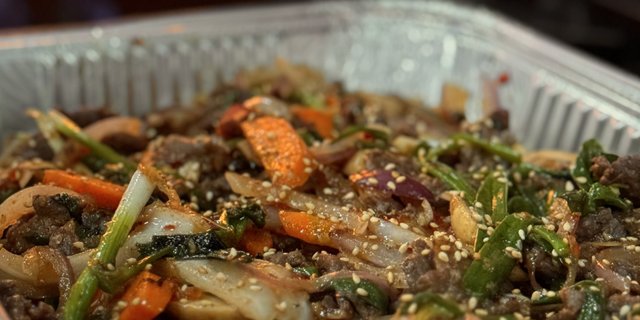 Mongolian Beef Tray