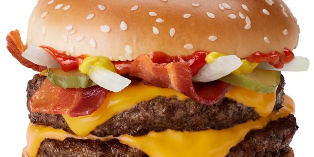 Double Bacon Quarter Pounder w/ Cheese Burger Meal