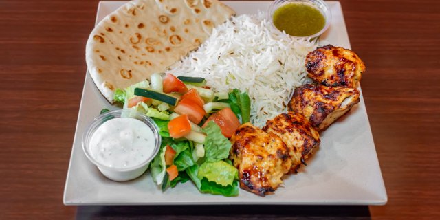 Chicken Kabob Platter