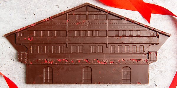Large Dark Chocolate & Raspberries Bar