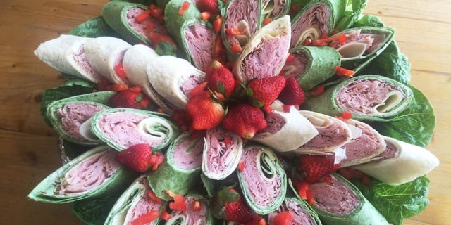 Mini Ham & Cheese Wraps