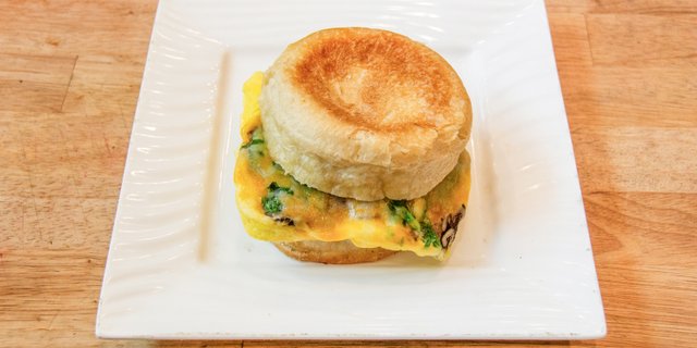 Smoked Salmon & Avocado English Muffin
