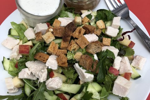 Roasted Turkey & Apple Ranch Salad Boxed Meal