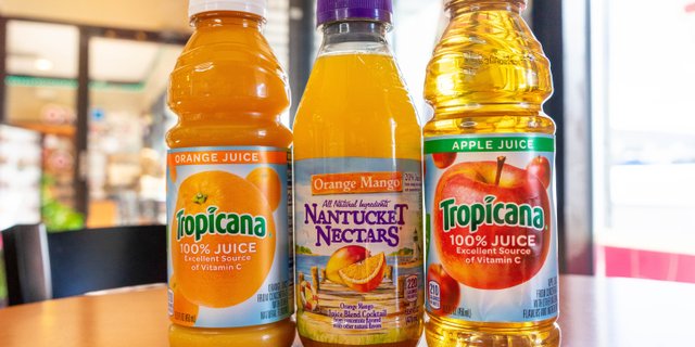 Assorted Bottled Juices