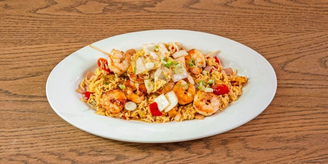 Pineapple Rum-Glazed Shrimp