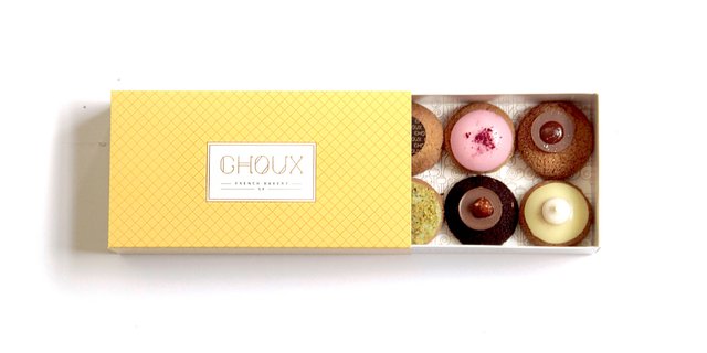Choux Cream Puffs Box