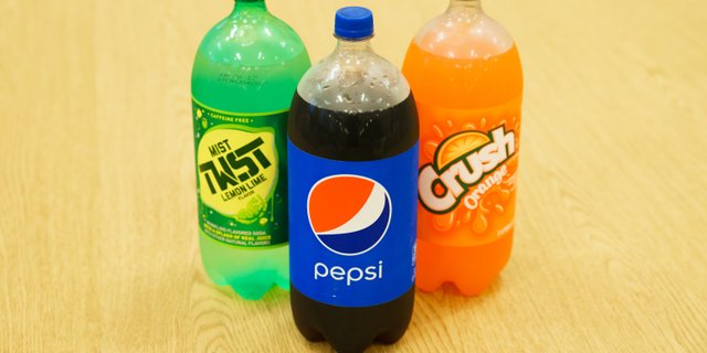 Assorted 2L Soda Bottles