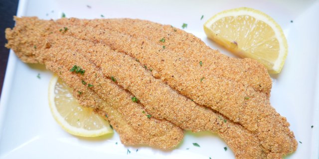 Crispy Golden Catfish Strips