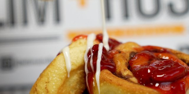 Strawberry Shortcake Cinnamon Rolls
