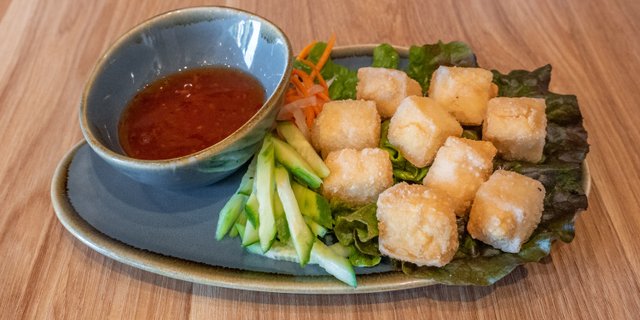Vegan Fried Tofu