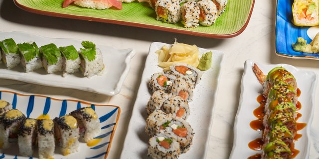 Silver Nigiri & Sashimi w/ Rolls Combination