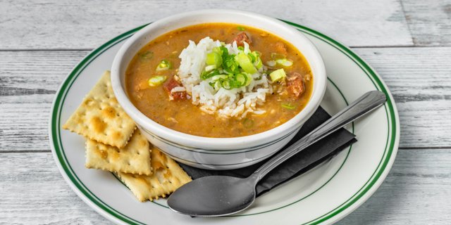 Chicken & Sausage Gumbo w/ Rice