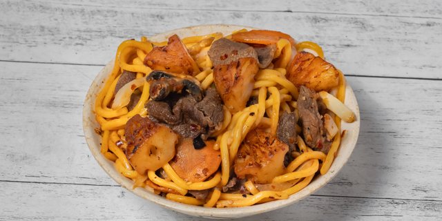 Mongolian Pineapple Bowl