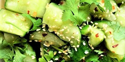 Sunomono Cucumber Salad Tray