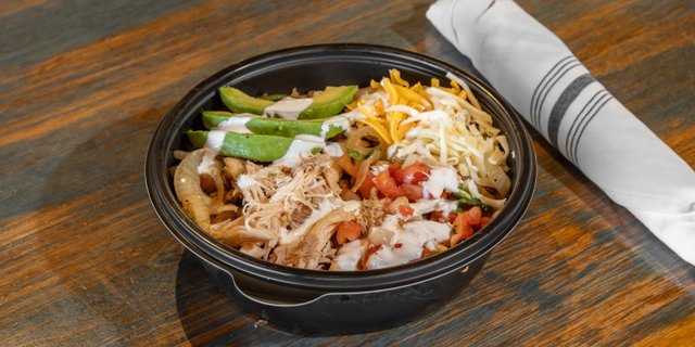 Shredded Chicken Fiesta Bowl