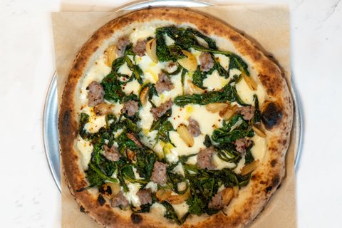 12" Sausage & Broccoli Rabe Pizza