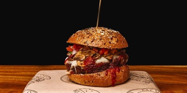 Spicy Vegan Village Veggie Burger
