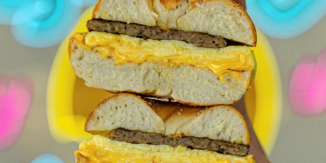 Sausage, Egg & Cheese Bagel