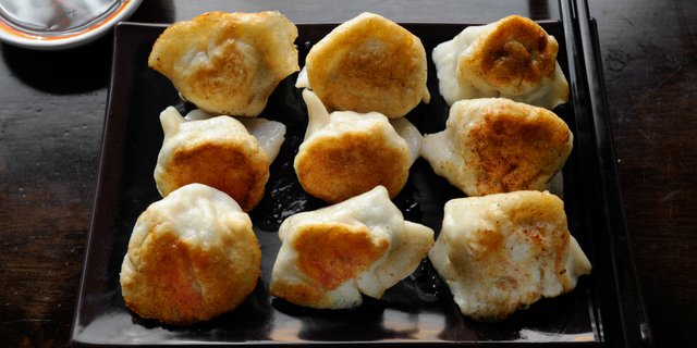 Fried Napa Pork Dumplings