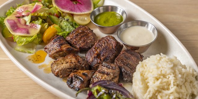 Beef Shish Kebab Plate