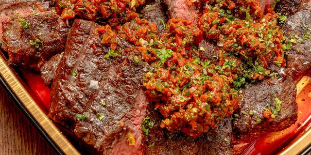 Bavette Persillade