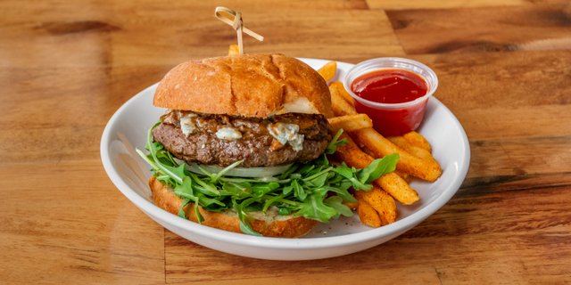 Hooligan Mushroom Truffle Burger