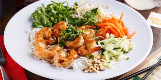 Grilled Shrimp Vermicelli Bowl