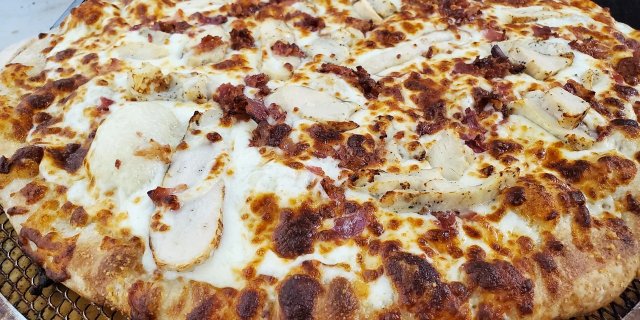 Chicken Bacon Ranch Pizza