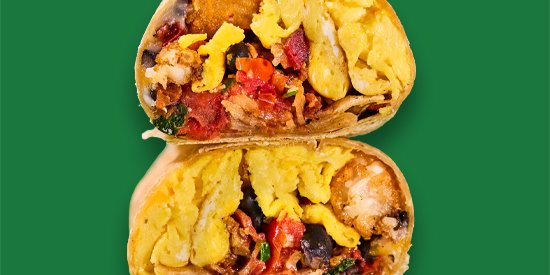 Cali Breakfast Burrito Combo Meal