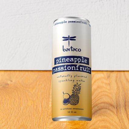 6 pack of bartaco sparkling pineapple passionfruit