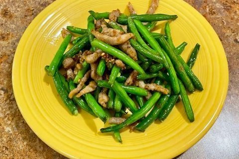 Sauteed Dry String Beans w/ Pork