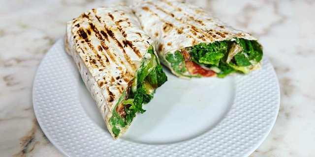 Vegetarian Shawarma Wrap