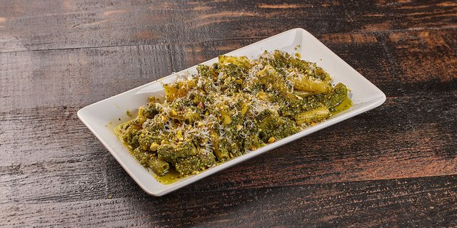 Rigatoni Al Pesto Di Pistacchio