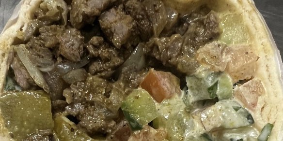 Beef Shawarma Wrap
