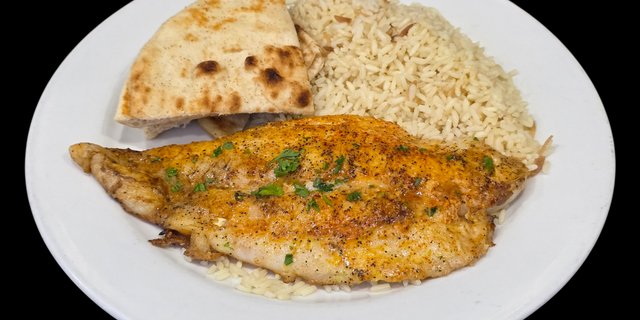 Grilled White Fish Plate