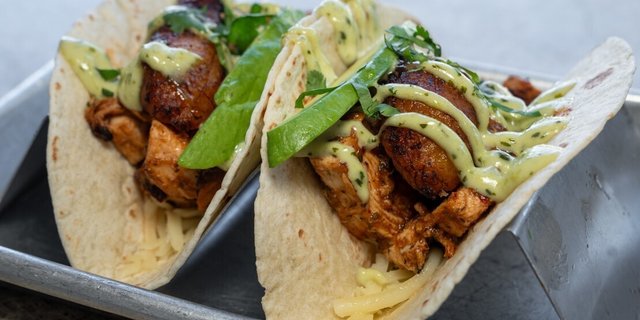 Jerk Chicken Taco Platter