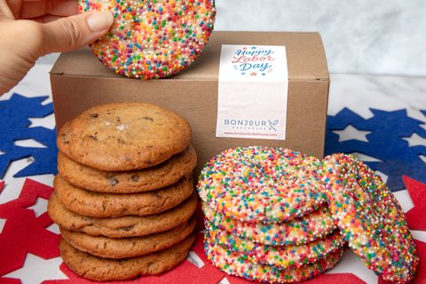X-Large Labor Day Party Cookie Box