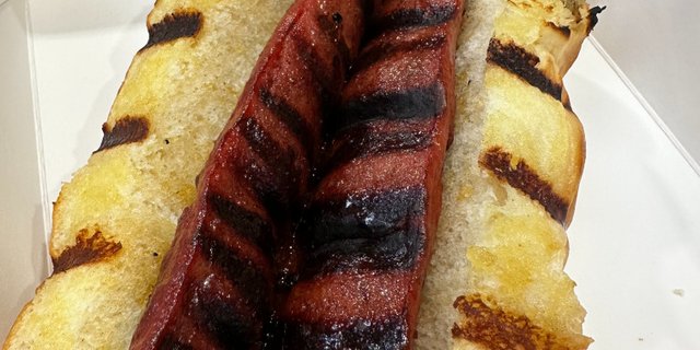Grilled Hot Dog