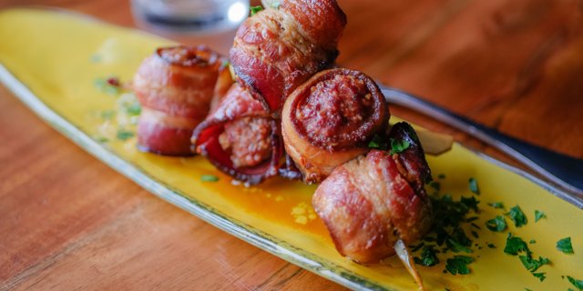 Bacon Wrapped Meatballs