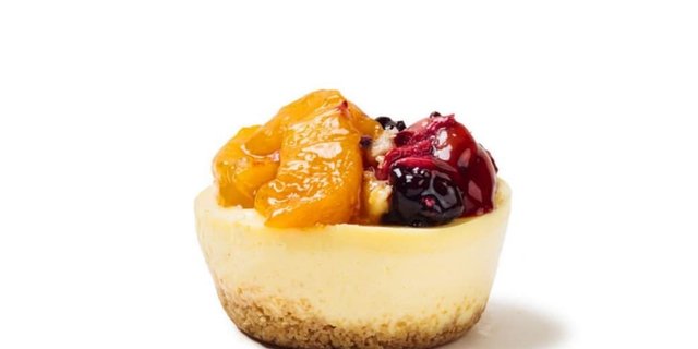 Peach Cherry Cheesecake