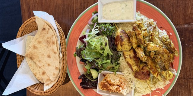 Chicken Kabobs Plate