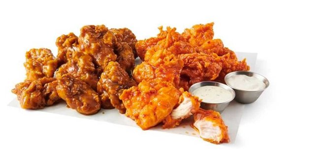 100 Boneless Chicken Wings