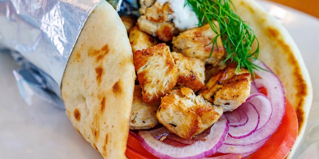Chicken Souvlaki Pita