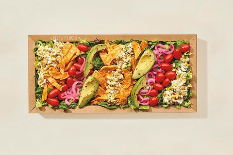 Chicken, Elote Corn & Avocado Salad Platter