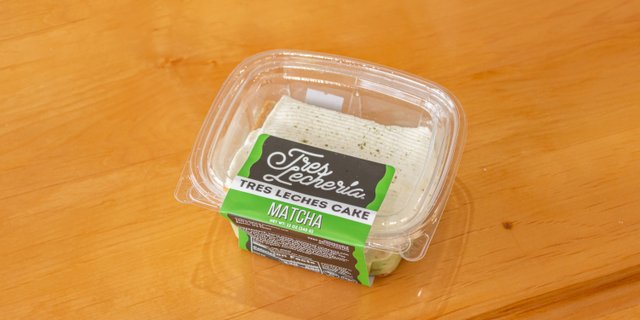 Matcha Tres Leches Cake Slice