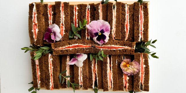 Lox Tea Sandwiches