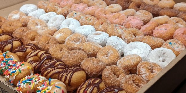 100 Mini Doughnuts